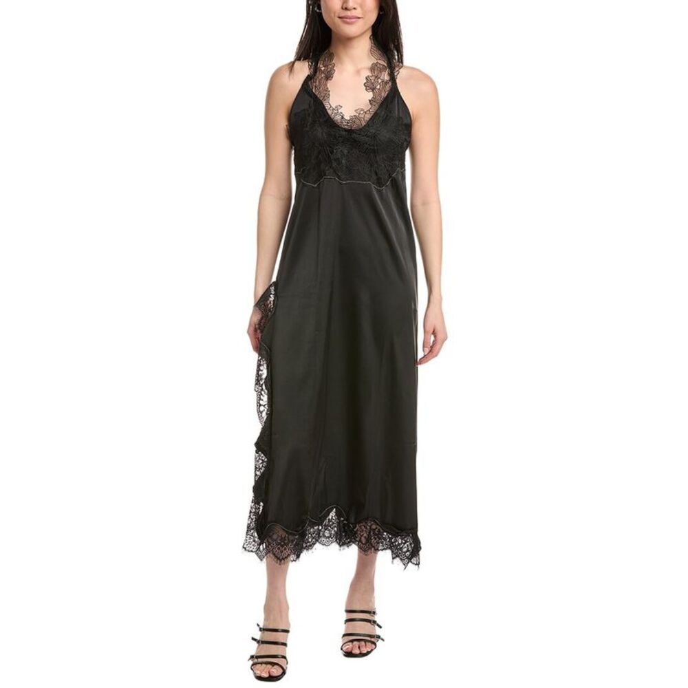 Ipponelli Womens  Sleeveless Midi Dress, Black